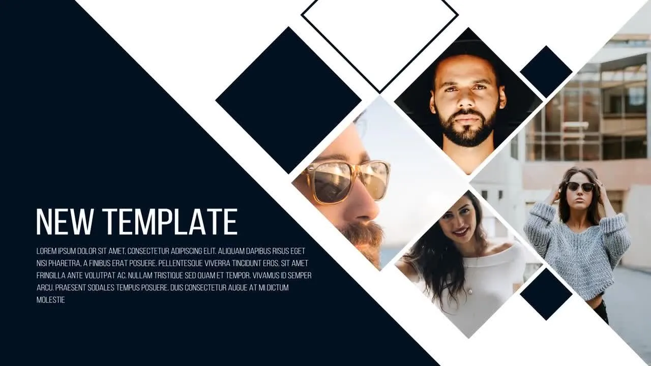 现代企业宣传幻灯片像素设计精选AE模板