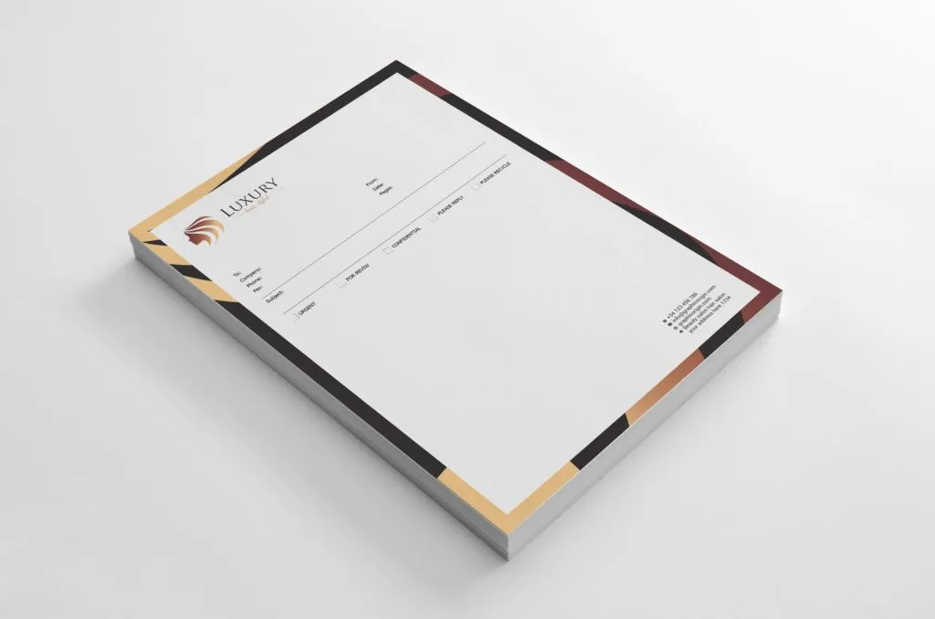 玫瑰金奢华品牌VI套下载[EPS, AI]插图(4)