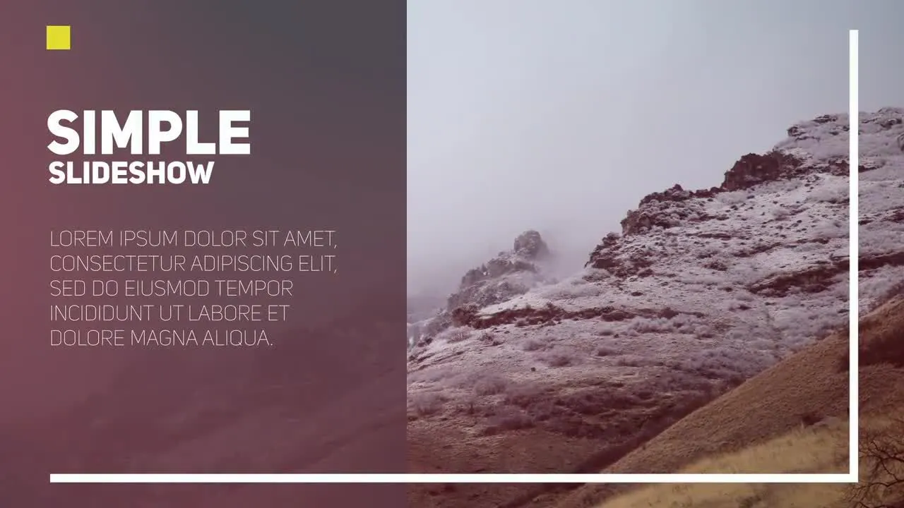 简单创意幻灯片多功能像素设计精选AE模板