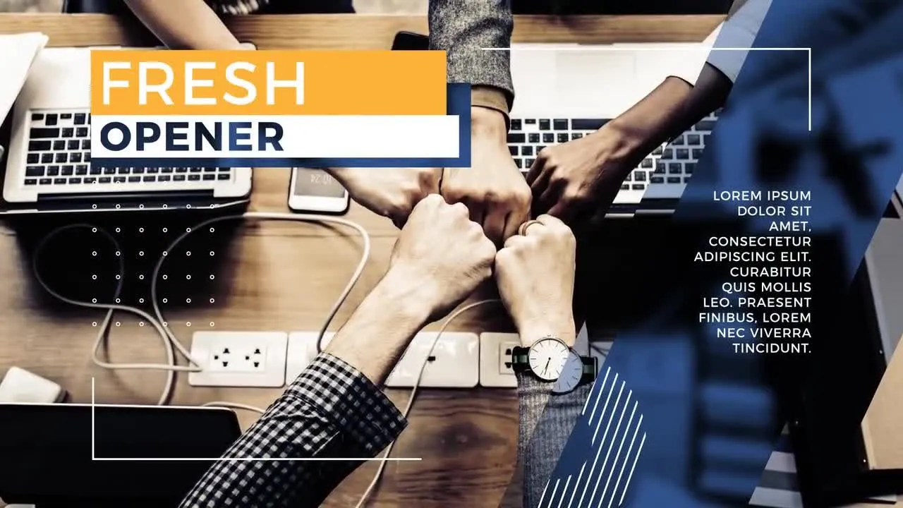 最小的业务演示后效果像素设计精选AE模板