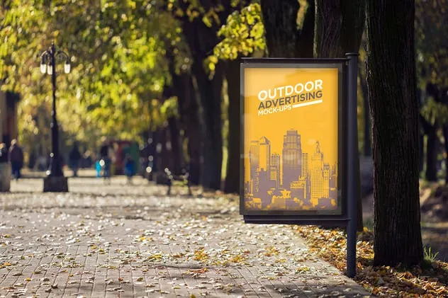 户外灯箱广告样机模板v2 Outdoor Advertising Mock-Up Vol.2插图(7)