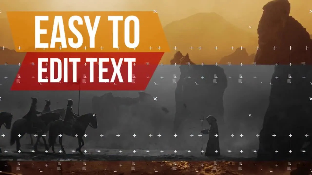 AE快速转场过渡幻灯片模板