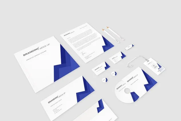 极简主义品牌标志设计展示样机套装Vol.7 Branding Identity Mock Up (Vol. 7)插图(2)