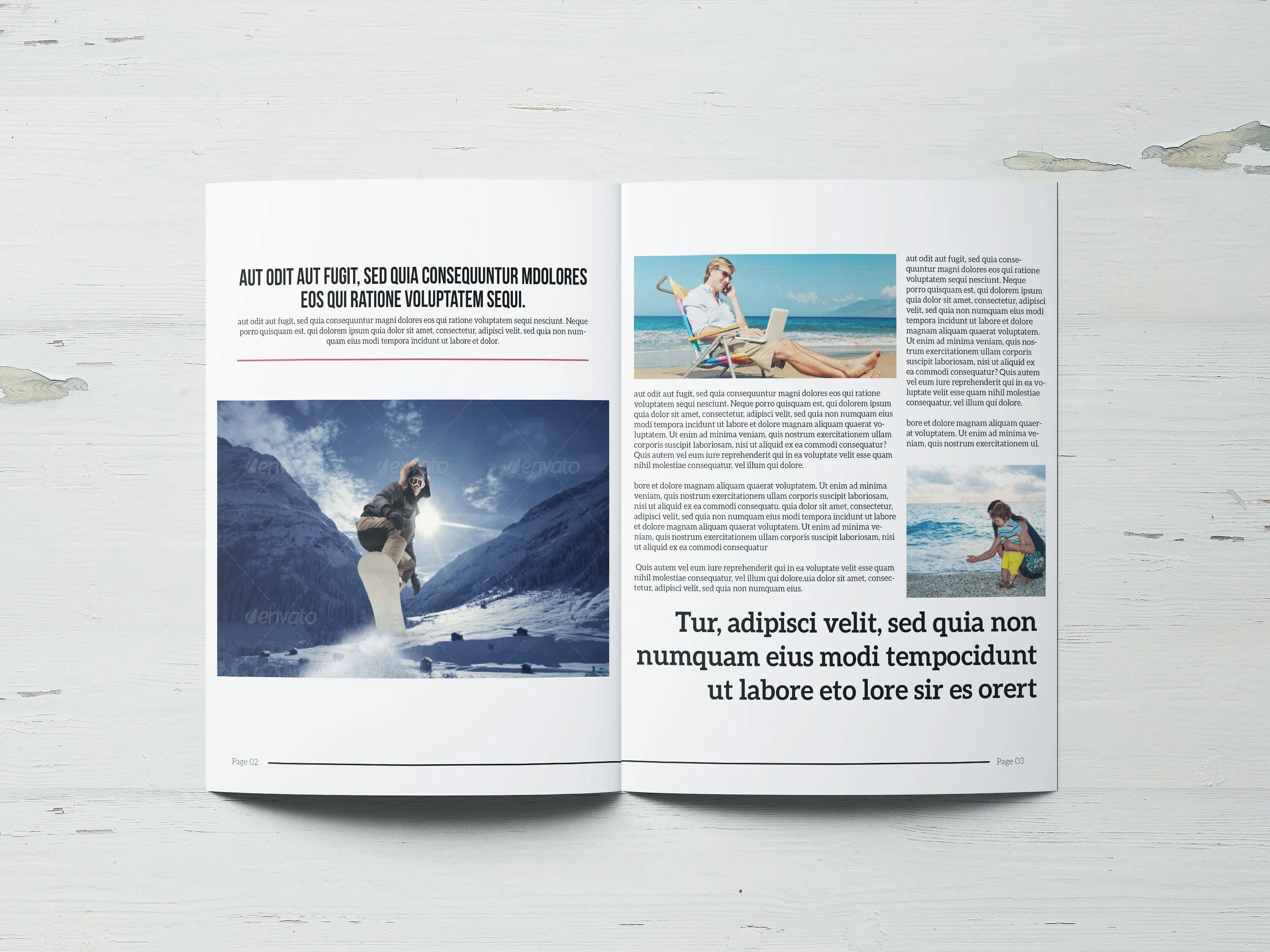 14页旅游类杂志模板Travel Magazine下载[indd]插图(4)