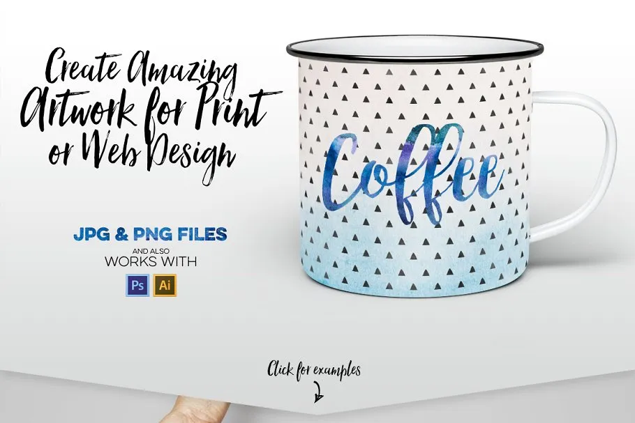 精选水彩设计素材合集[3.86GB] Artsy Watercolor Designer Toolkit插图(4)