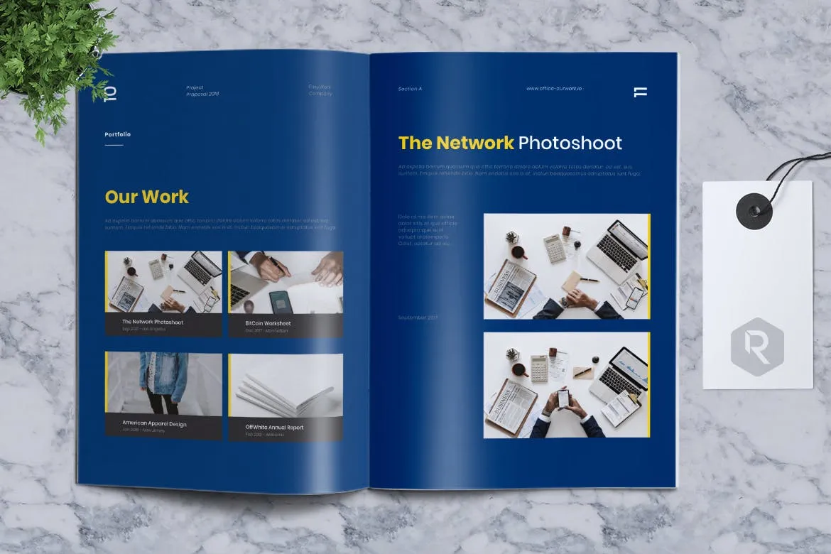 时尚高端简约IKEA宜家风格配色的项目品牌手册画册房地产楼书时尚杂志书籍装帧设计模板（indd）插图(3)