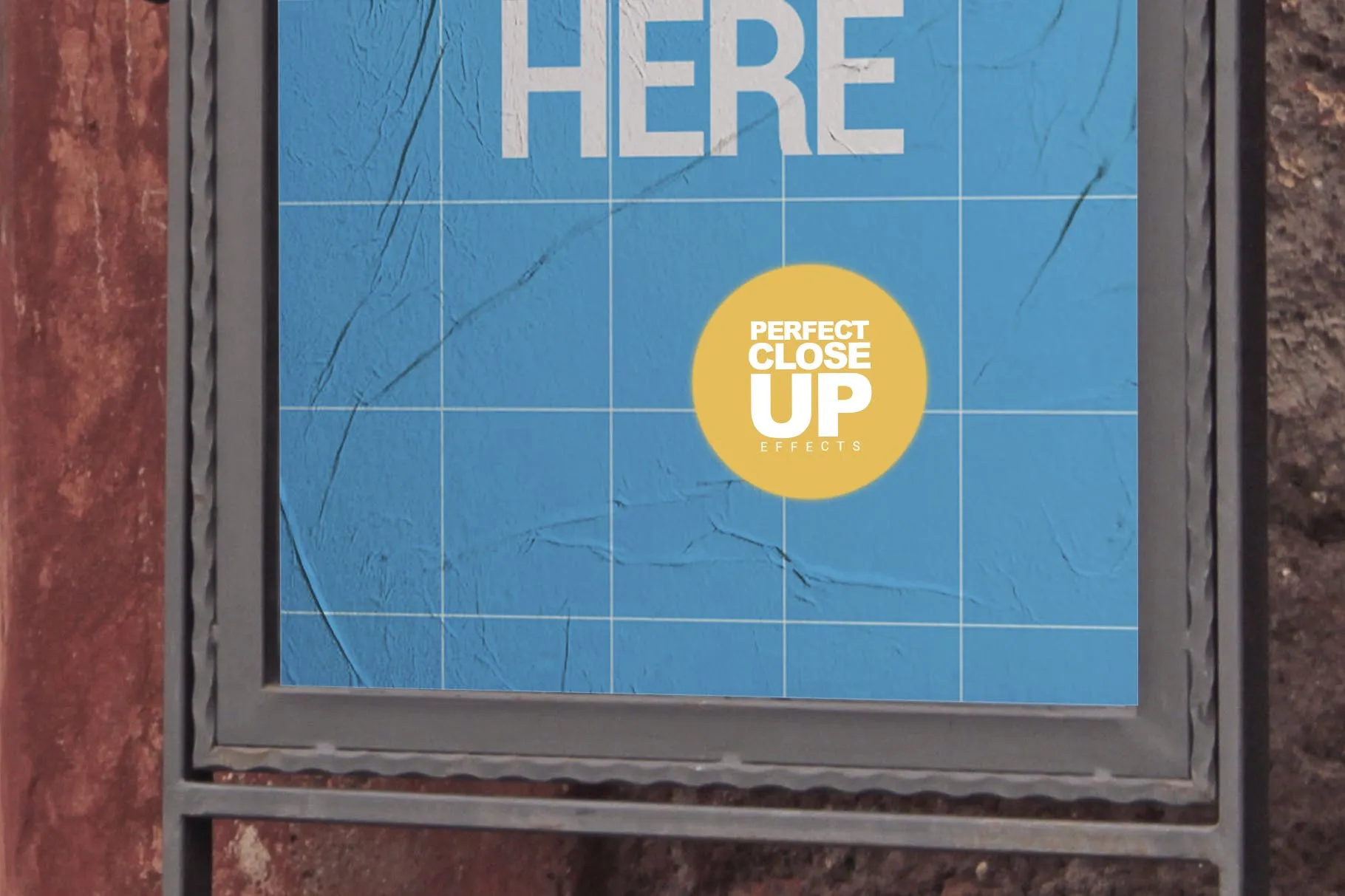 入口处海报/告示张贴效果图样机模板 Entrance Backgrounds Poster Mockup插图(8)