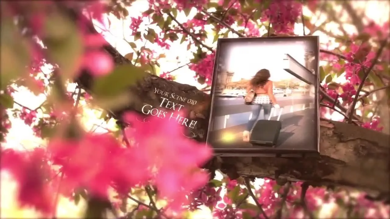 三维空间回忆相册照片动画片头像素设计精选AE模板