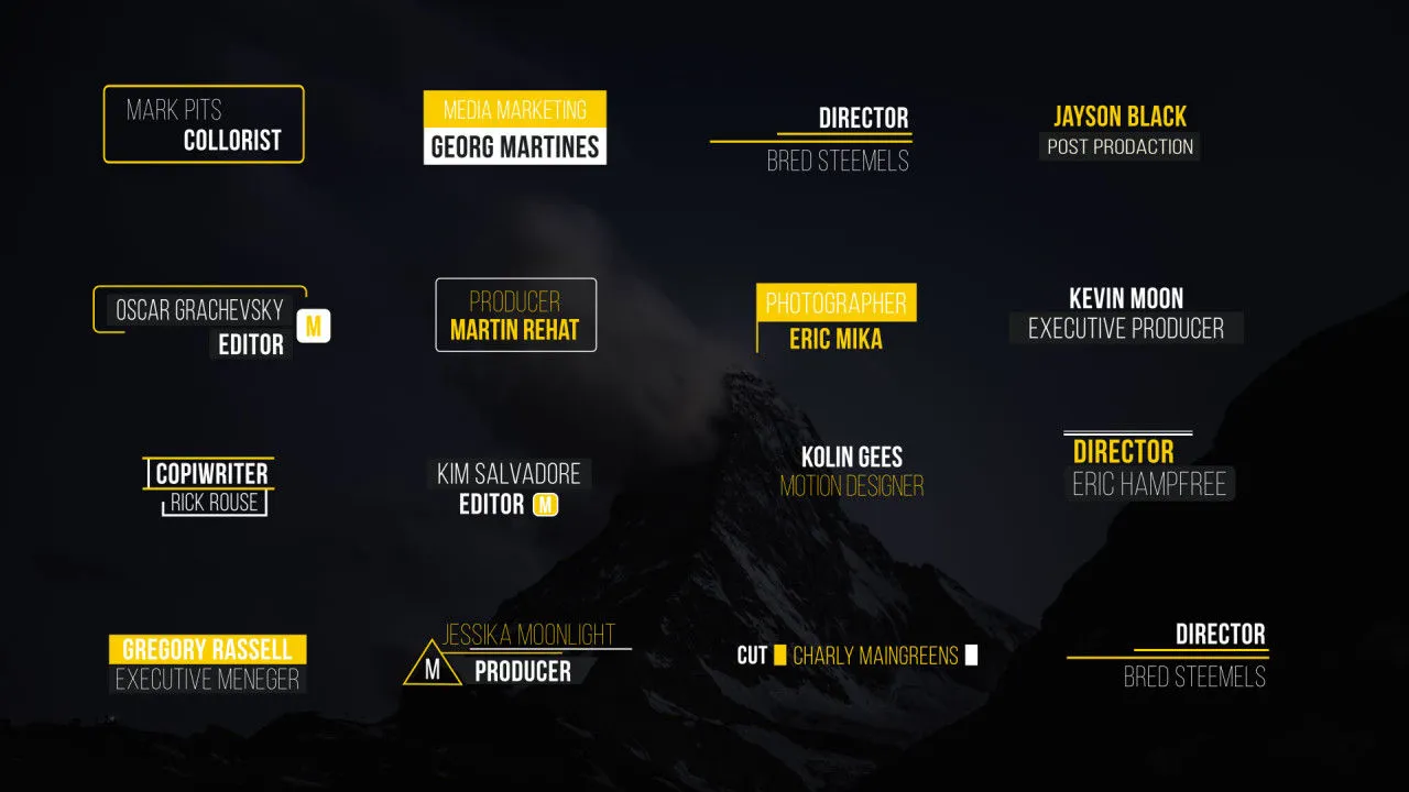 15个独特的三分之二像素设计精选AE模板