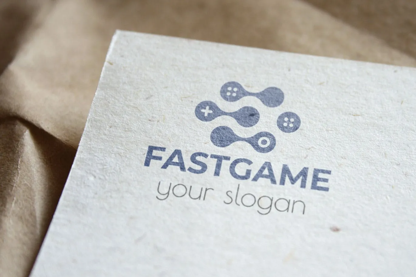 游戏加速器Logo设计素材库精选模板 Fast Game Business Logo Template插图(3)