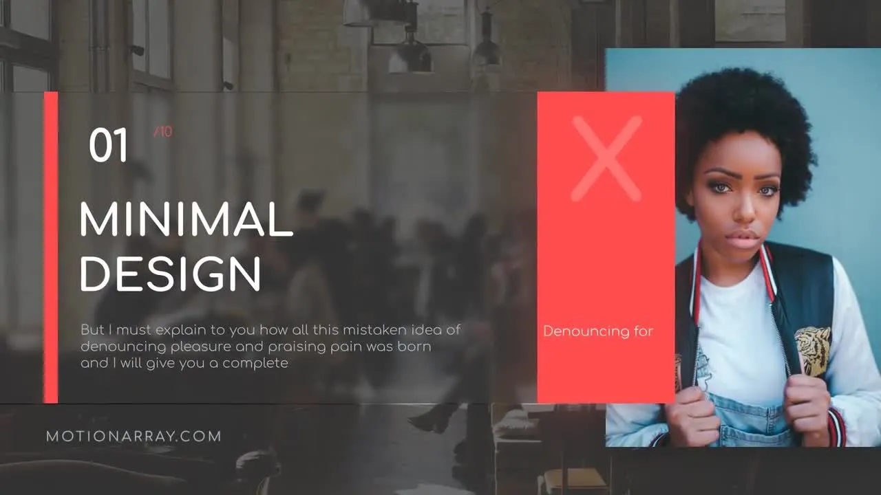 时尚商业新产品幻灯片展示像素设计精选AE模板