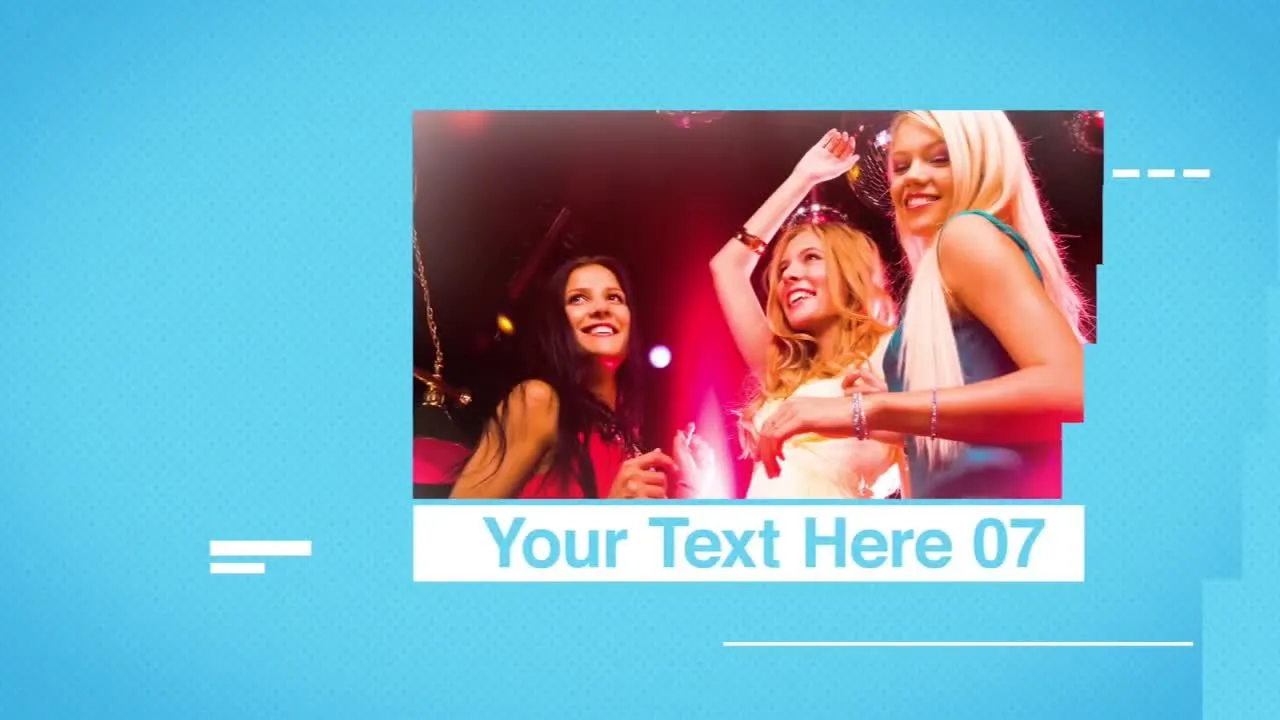 超级干净的图形像素设计精选AE模板