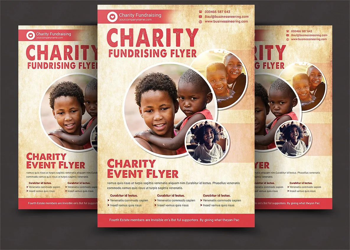 慈善机构宣传单模板 Charity Flyer Templates