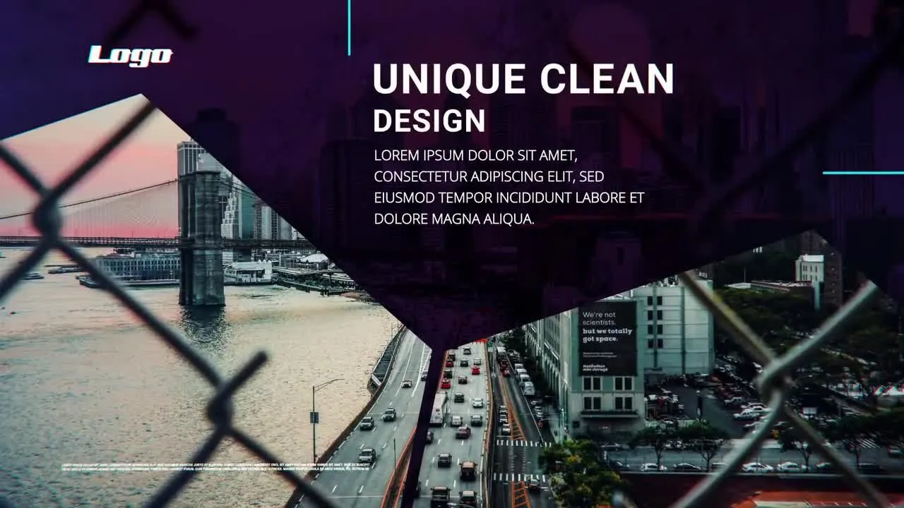 简单晕染视频转场视频特效像素设计精选AE模板