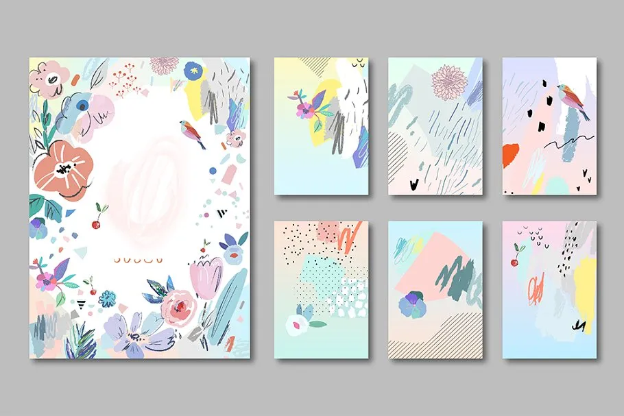 手绘花卉剪贴画第二弹 FlorART part 2插图(4)