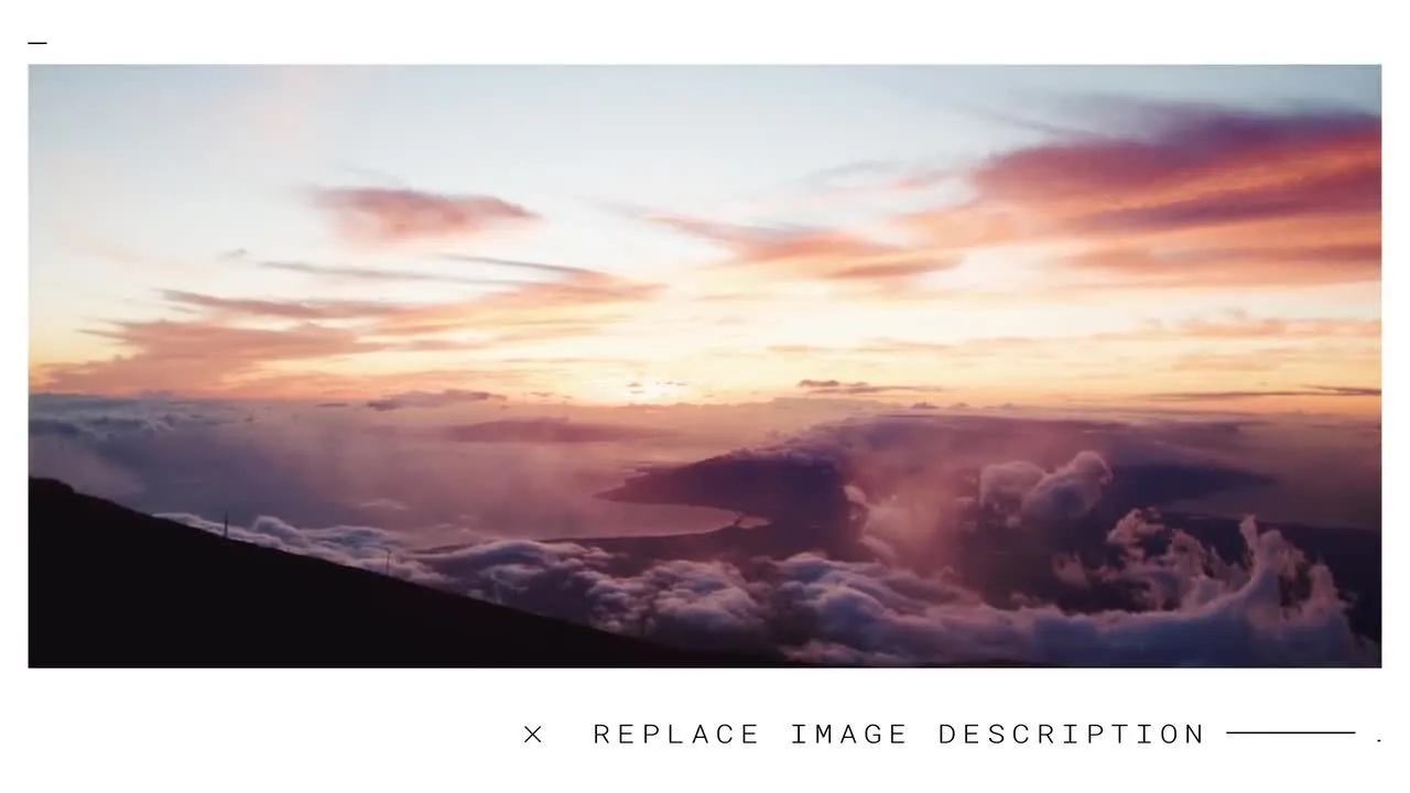 最小和最小优雅的广告幻灯片像素设计精选AE模板