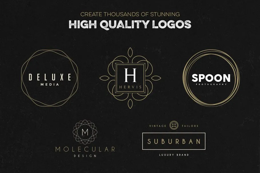 超级创意Logo设计工具包 Logo Creation Kit + Bonus插图(2)