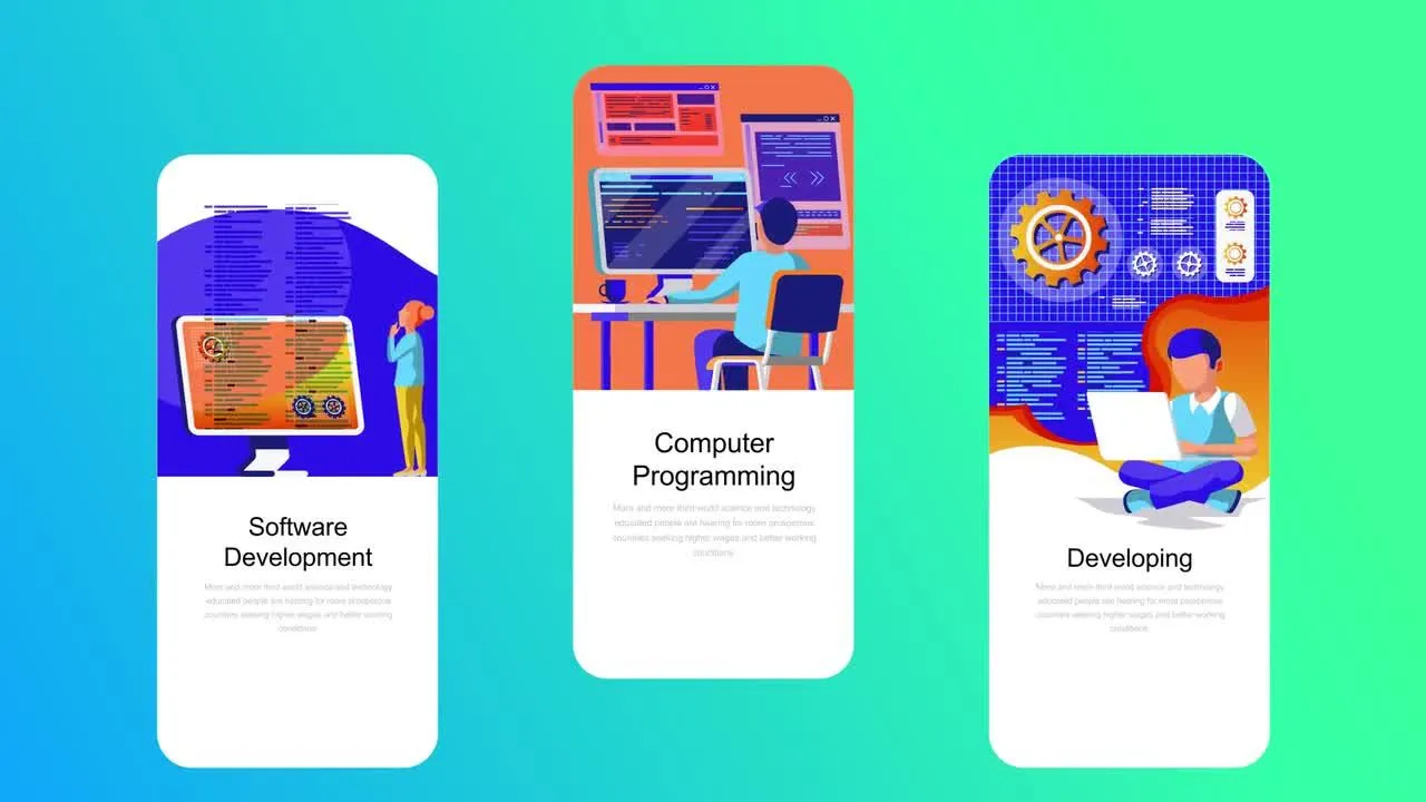 6个创意卡通的Web开发平台Instagram故事像素设计精选AE模板