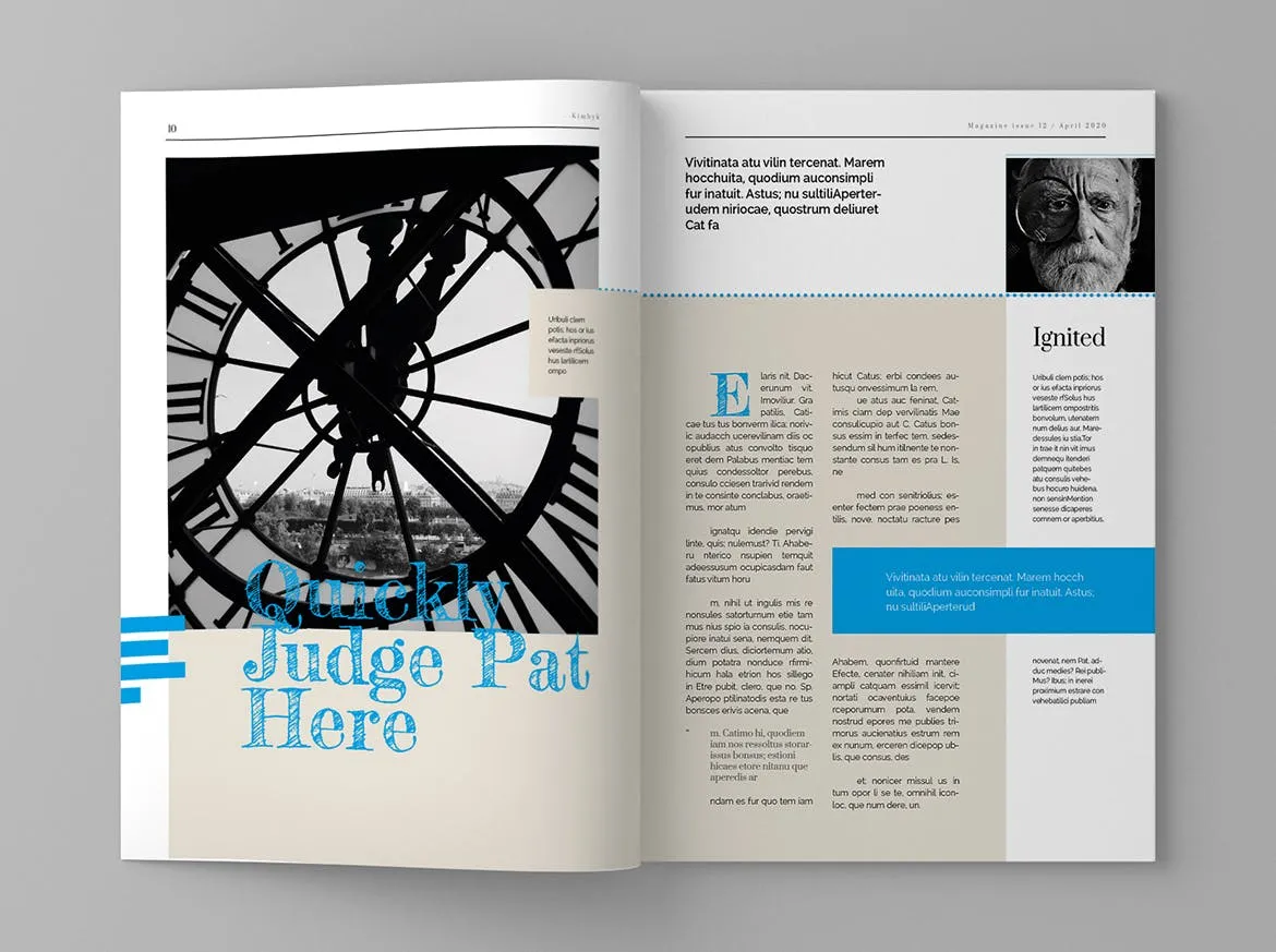 人物专访素材库精选杂志排版设计模板 Sergeyi – Magazine Template插图(6)