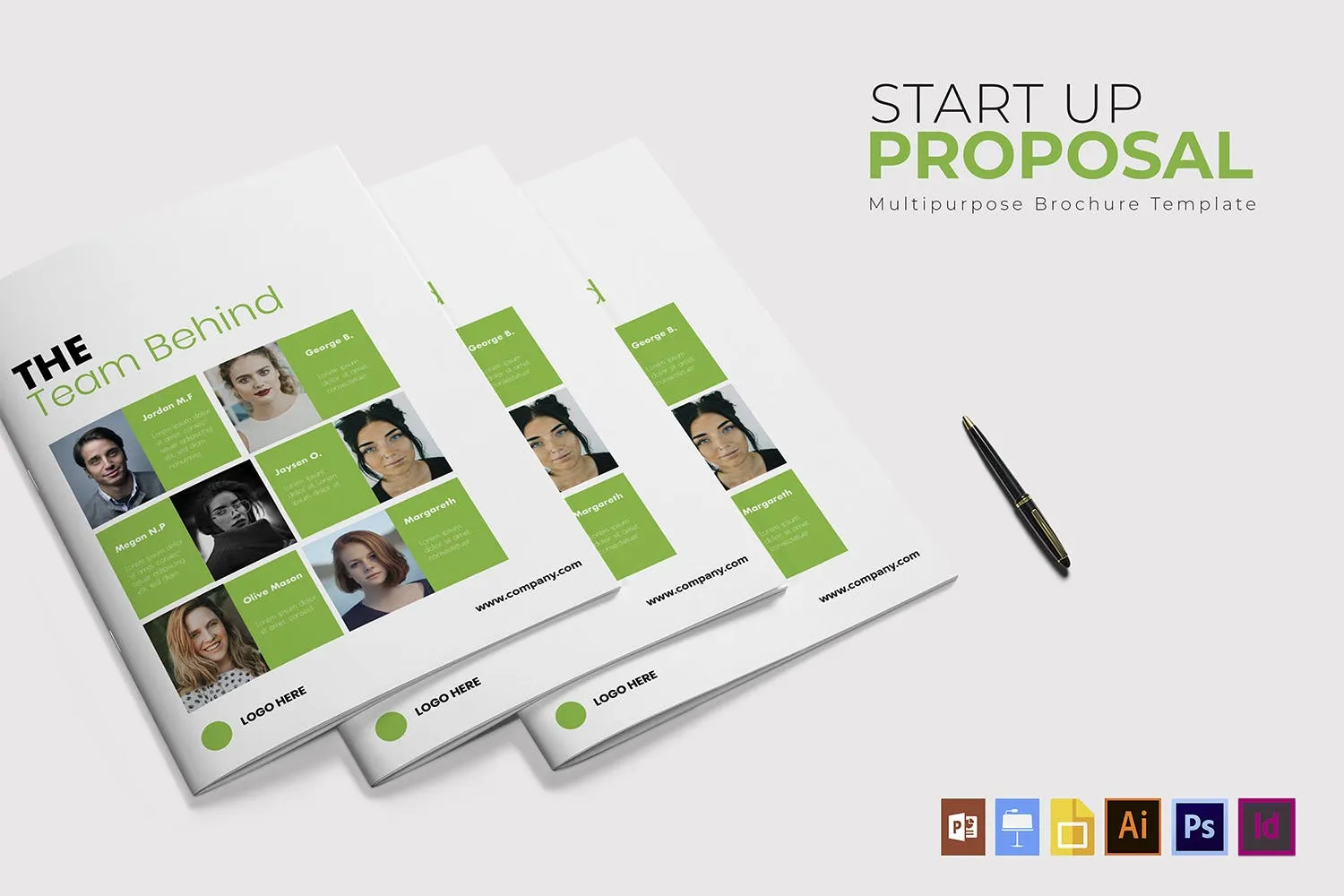 项目招标企业简介画册设计模板 Start Up | Proposal插图(2)