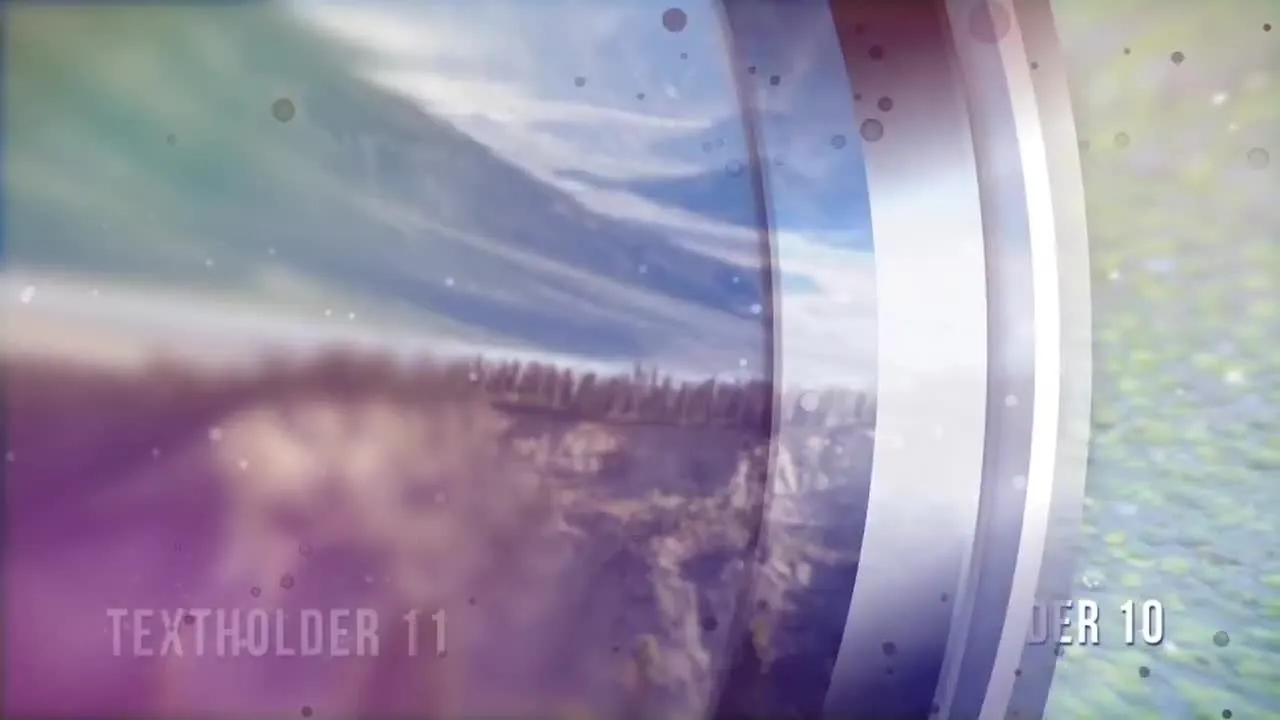 电视开场优雅幻灯片像素设计精选AE模板