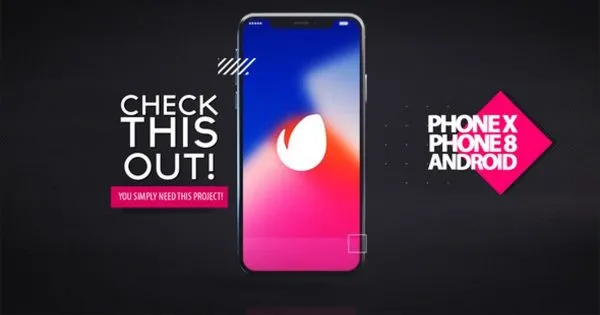 APP界面动态演示特效像素设计精选AE模板 Dynamic Mobile App Promo