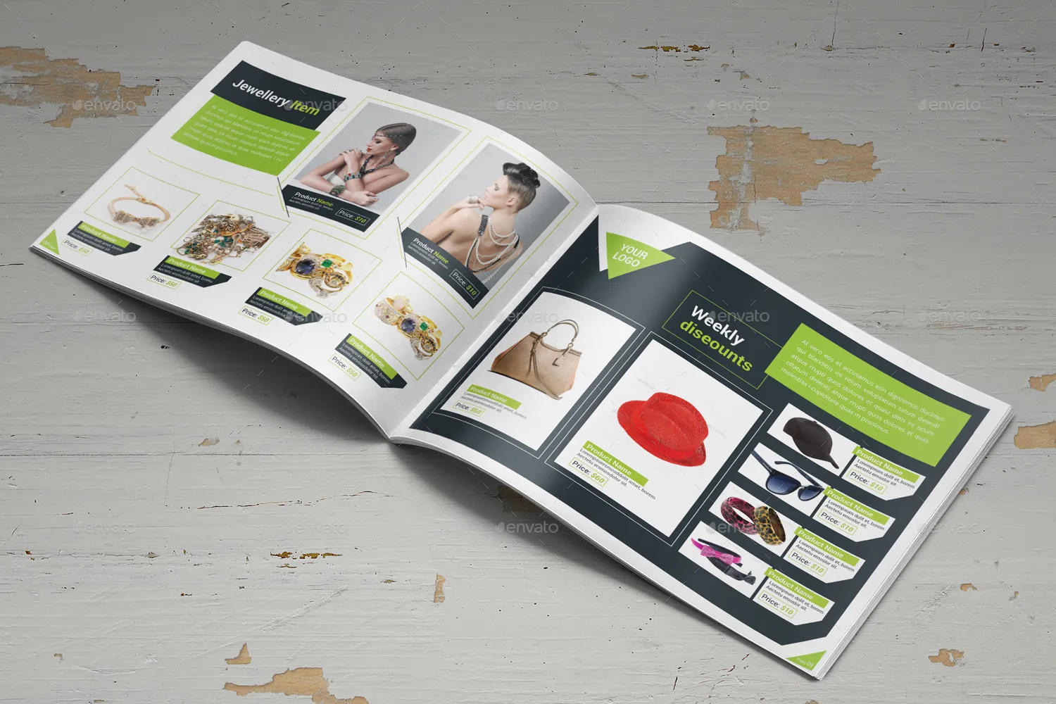 时尚极简的购物指南杂志模板下载[indd]插图(7)