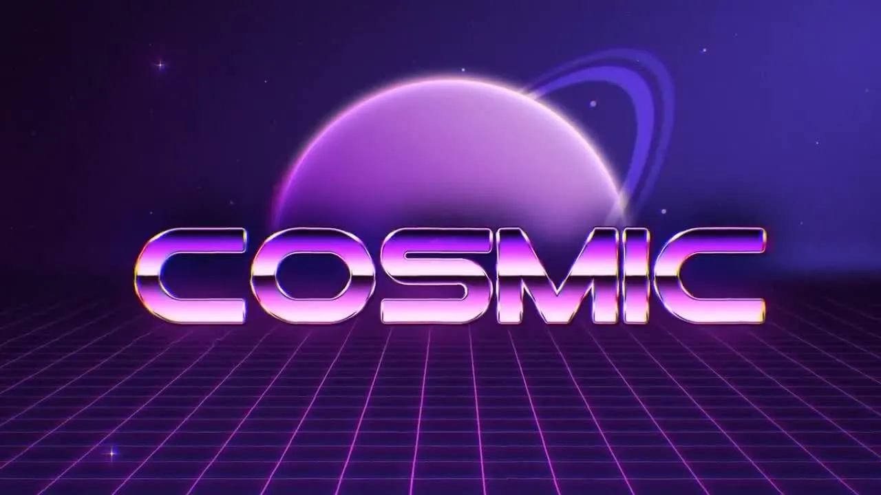 80年代复古动画开场像素设计精选AE模板