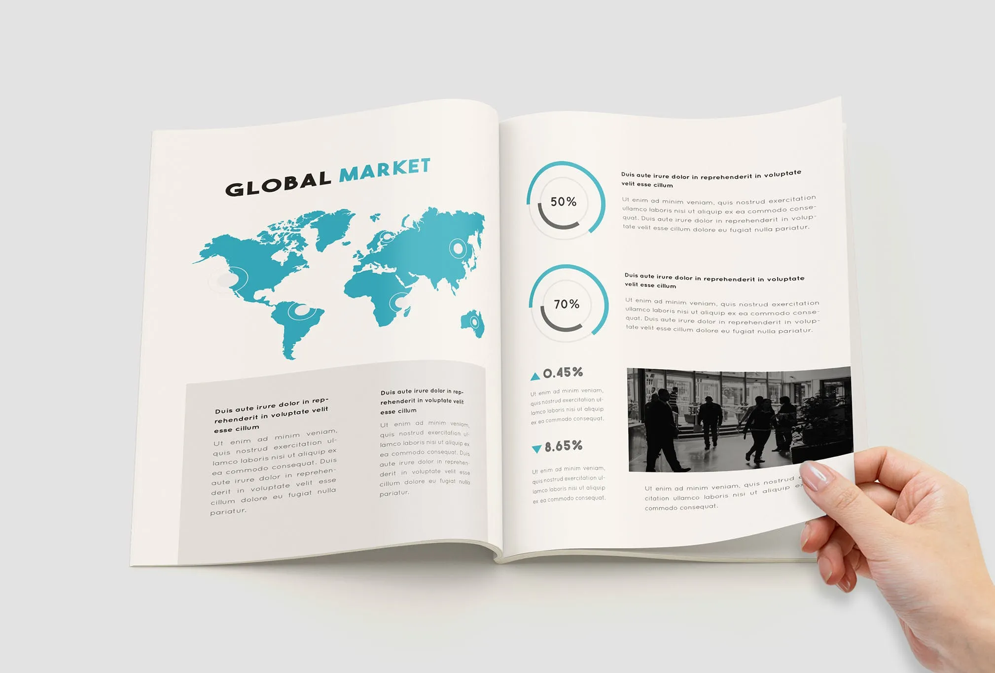 上市公司年度报告设计INDD模板 Annual Report Company插图(8)