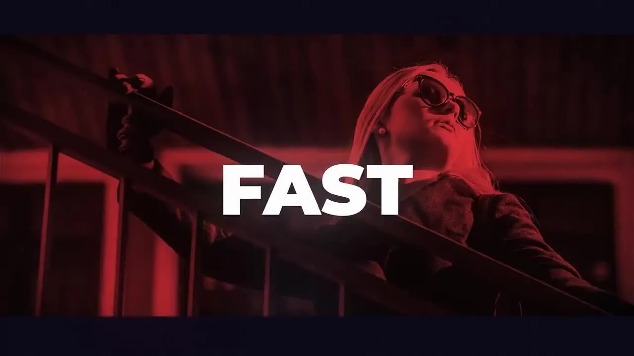 快速动态的AE介绍模板