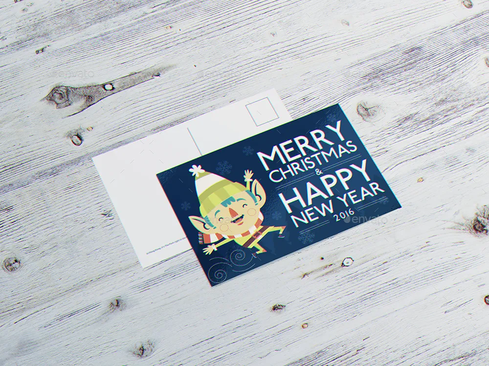 A6明信片和信封邀请传单设计样机 A6 Postcard & Envelope Invitation Flyer MockUp插图(7)