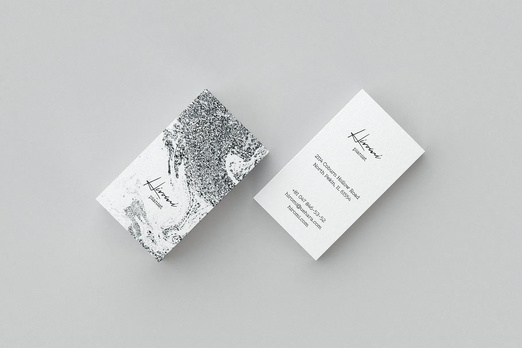 独特的大理石纹理背景的名片设计模板下载[psd]插图(4)