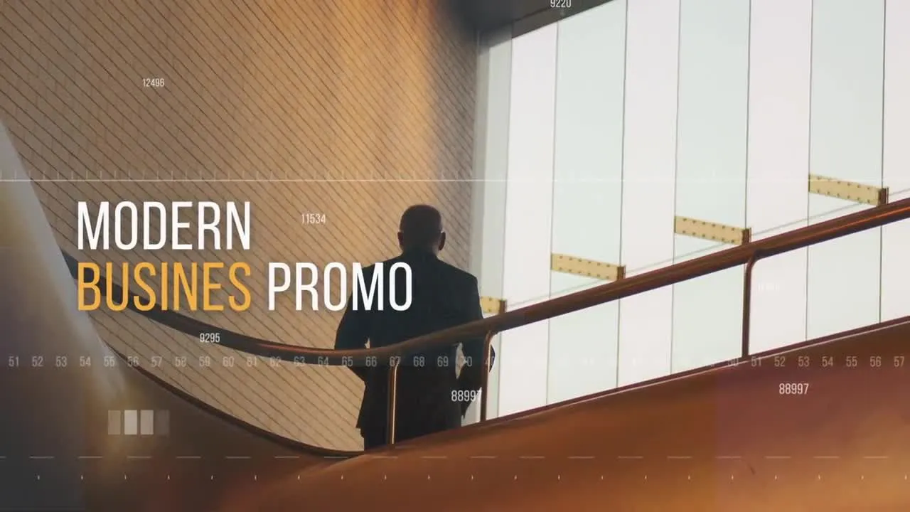 现代商务介绍动画像素设计精选AE模板