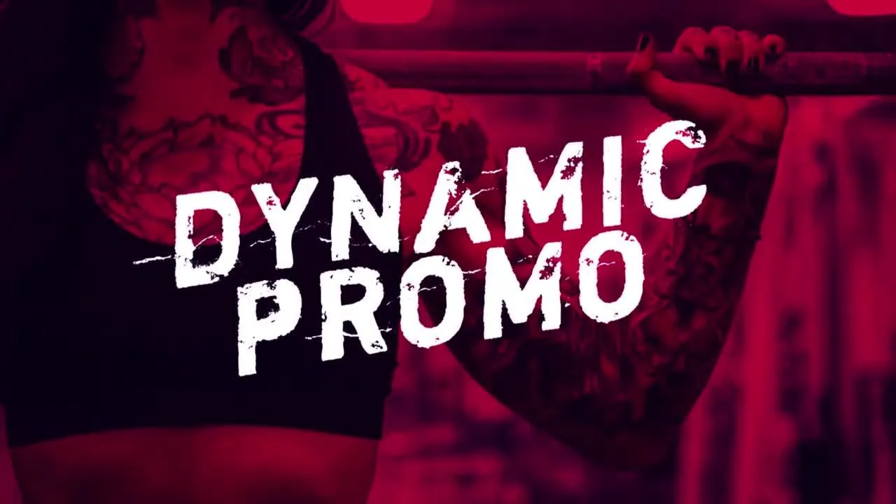 运动锻炼品牌卷轴放映效果像素设计精选AE模板