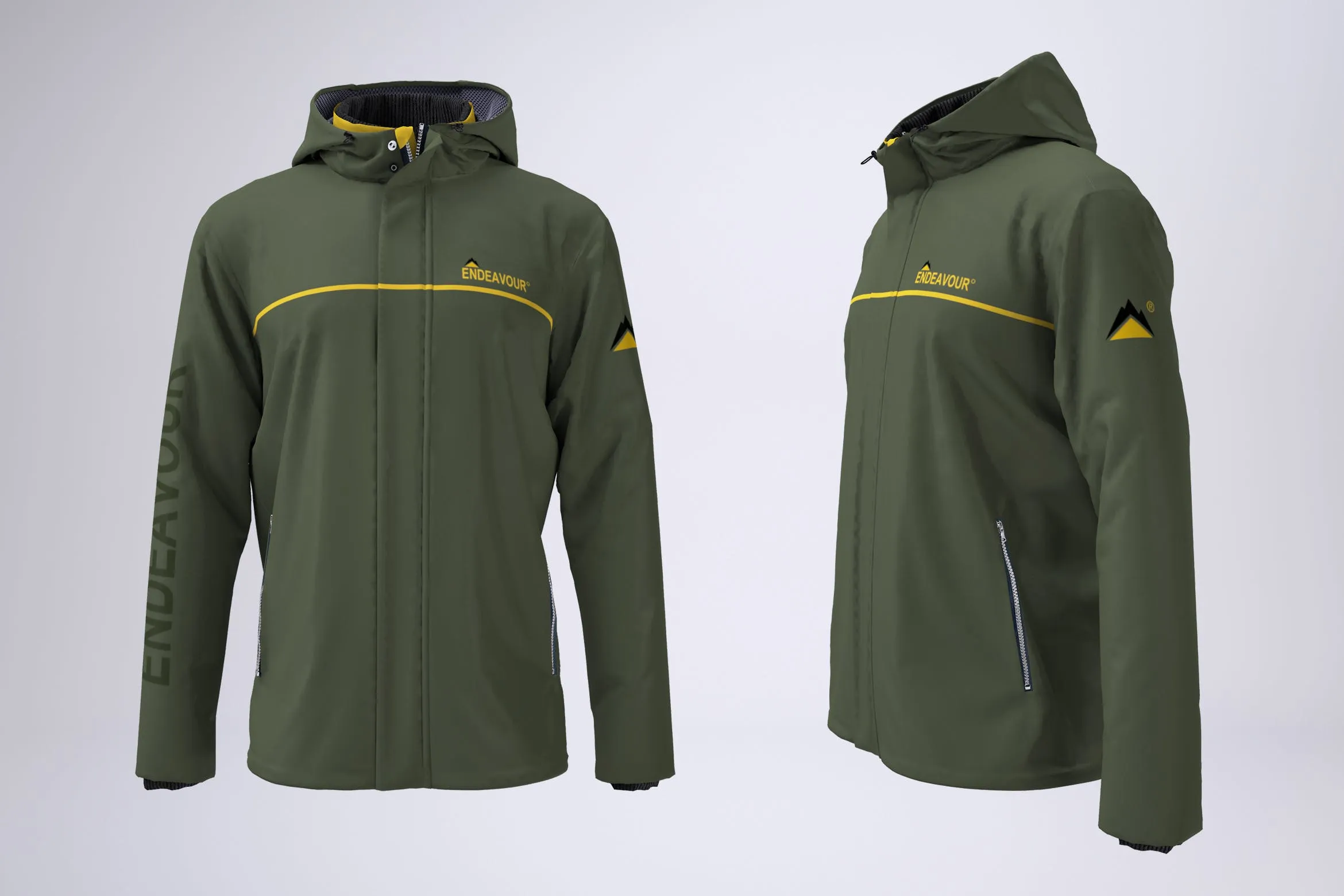 户外夹克外观设计效果图样机 Jacket Mock-Up插图