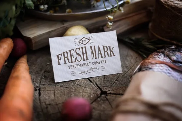 市场新鲜蔬菜食品样机 Market fresh Mock Up插图(6)