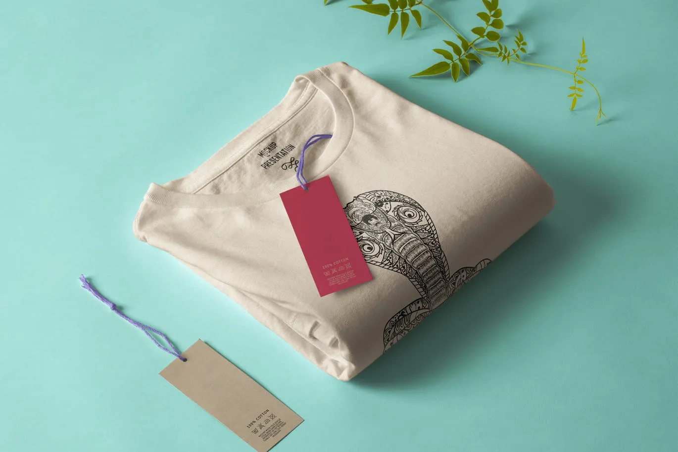 眼镜蛇-曼陀罗花手绘T恤印花图案设计矢量插画像素设计精选素材 Cobra Mandala T-shirt Design Vector Illustration