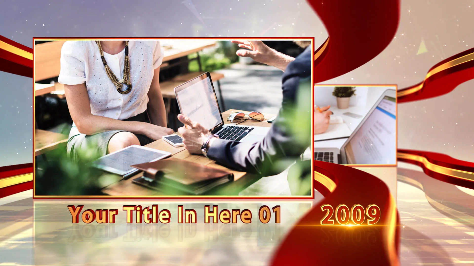 现代文字历史照片动画像素设计精选AE模板