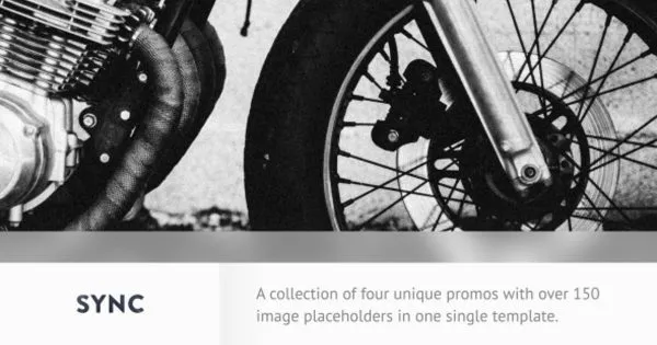 主题摄影开场动画特效像素设计精选AE模板 Sync