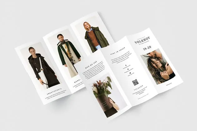 多折页产品宣传册设计模板下载 Volkorn 3fold Brochure插图(2)