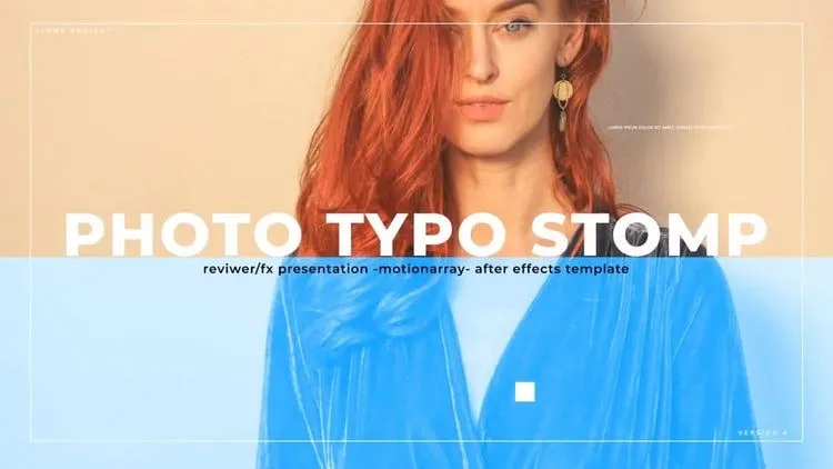 活力时尚的宣传幻灯片像素设计精选AE模板