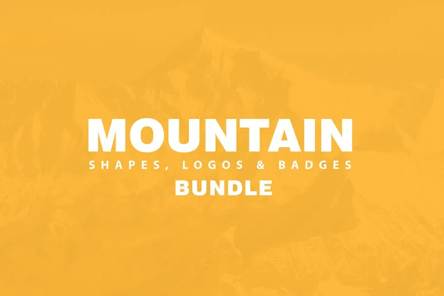 山地相关主题Logo模板合集 Mountain Related Bundle