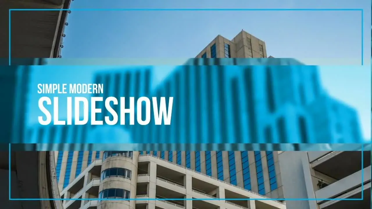 简单的现代企业幻灯片介绍像素设计精选AE模板