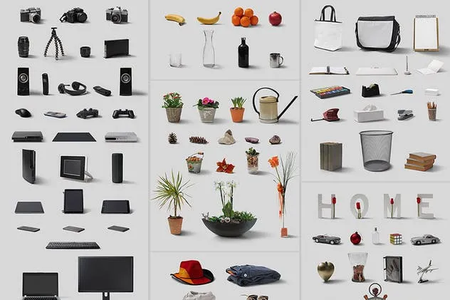 超级办公室办公桌场景样机设计工具包 Workspace Mockup Creator插图(2)