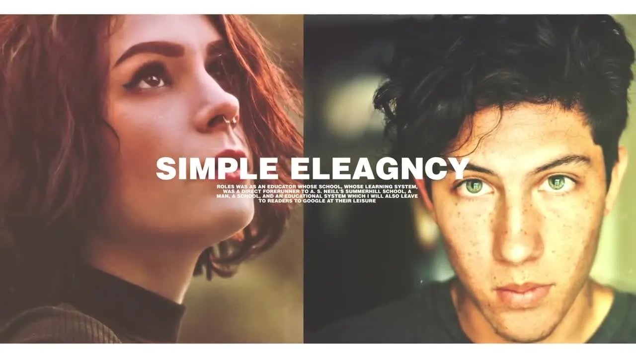 现代时尚的过渡效果照片展示像素设计精选AE模板