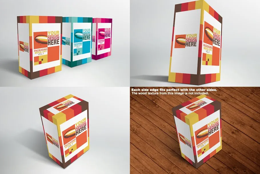 包装盒样机模板 Packaging Mock-ups插图(2)