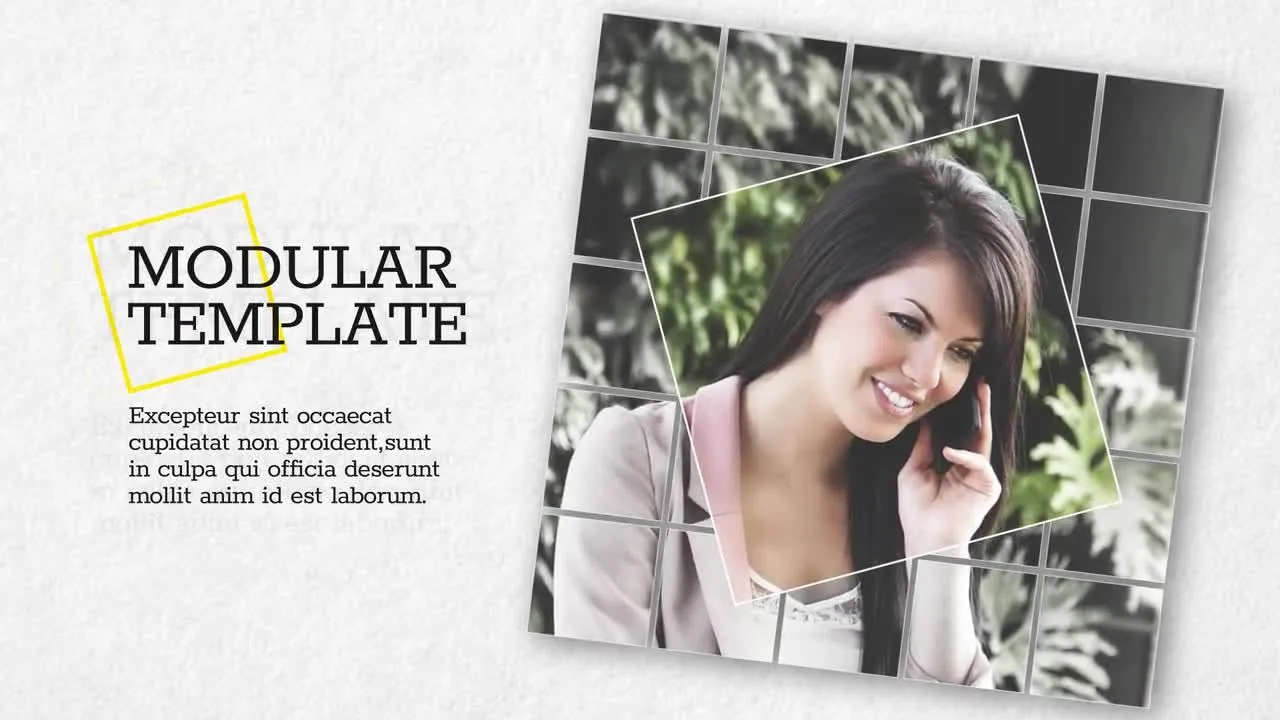 广场商业推广精美像素设计精选AE模板