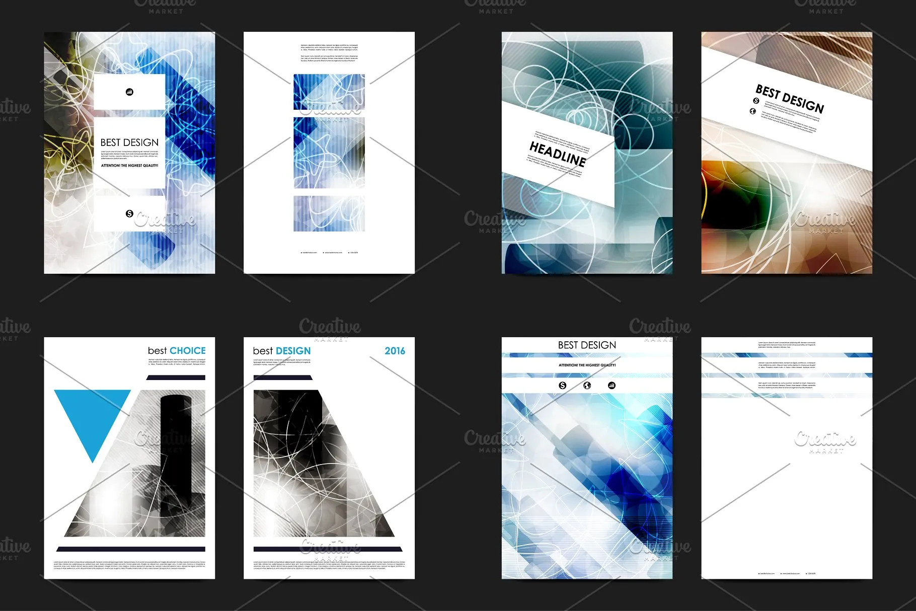 极力推荐：50+商业企业宣传传单模板 50+ Business Flyers Bundle插图(11)