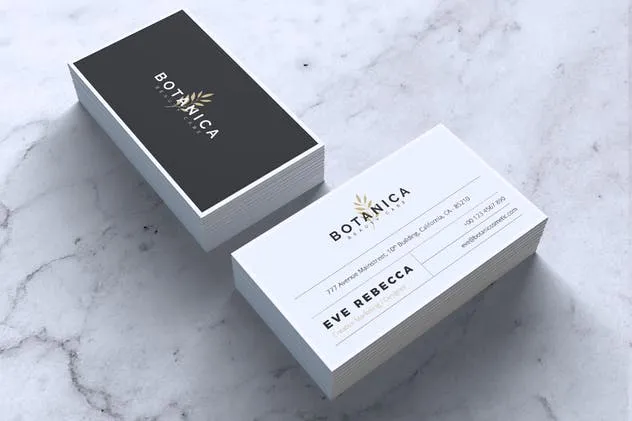 现代极简主义企业名片制作模板v1 Modern Minimalist Business Card Vol. 01插图(5)