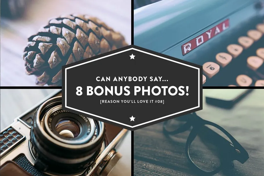 12款复古风巨无霸场景广告模板 12 Vintage Hero Images (+ Bonus)插图(3)